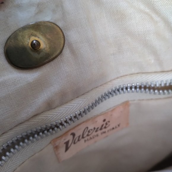 Vintage Valerie Stevens Straw Handbag with Tassels | 16"x10" - Picture 5 of 6